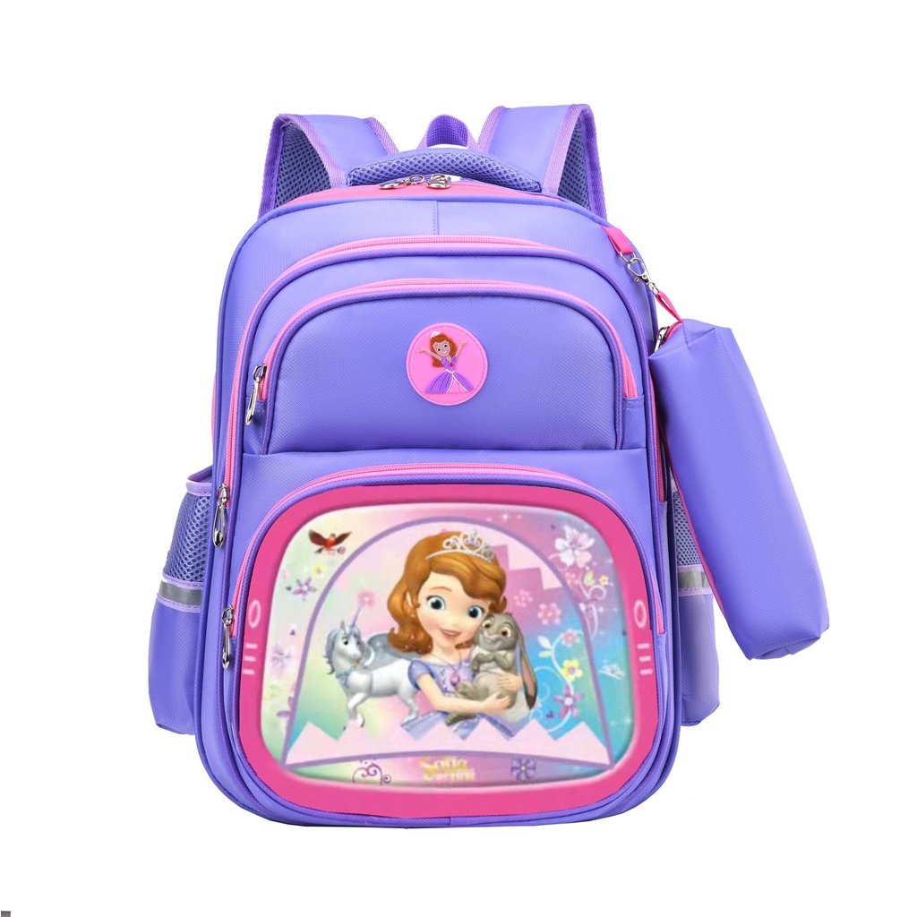 SMARTGIRL NEW TAS RANSEL ANAK SEKOLAH CEWEK COWOK IMPORT UNTUK ANAK SD 2IN1 00280-00282