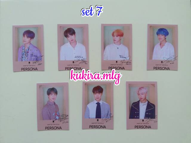 BTS PHOTOCARD DUA SISI GLOSSY