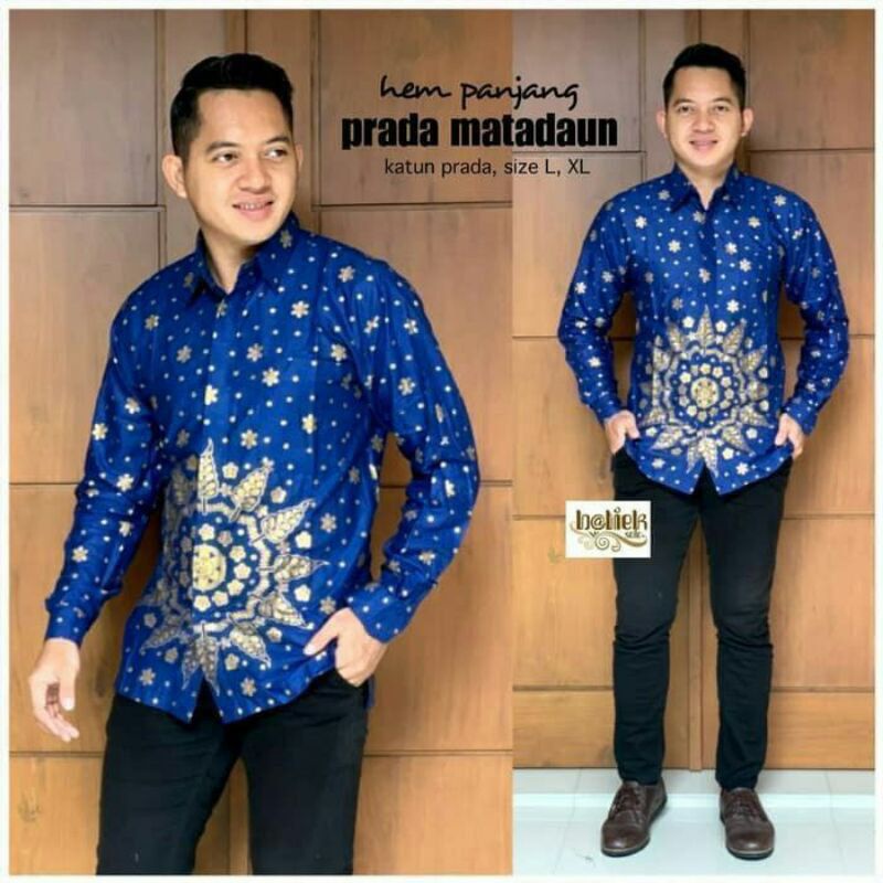 atasan pria kemeja batik shafira