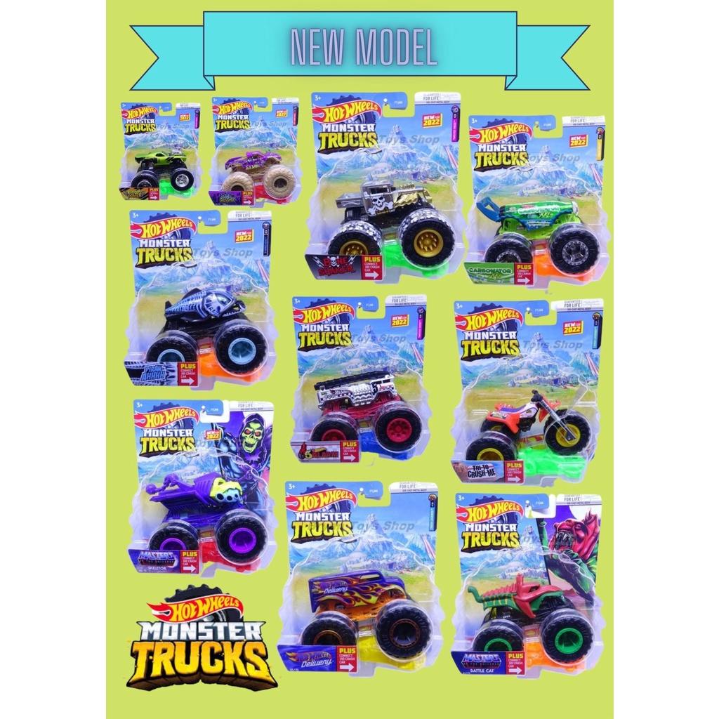 Hot Wheels Monster Trucks BEBAS Pilih Varian Dijamin Original Murah