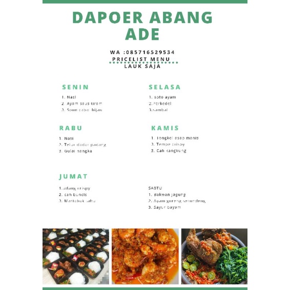 

MENU KATERING MURAH DAN ENAK LAUK SAJA