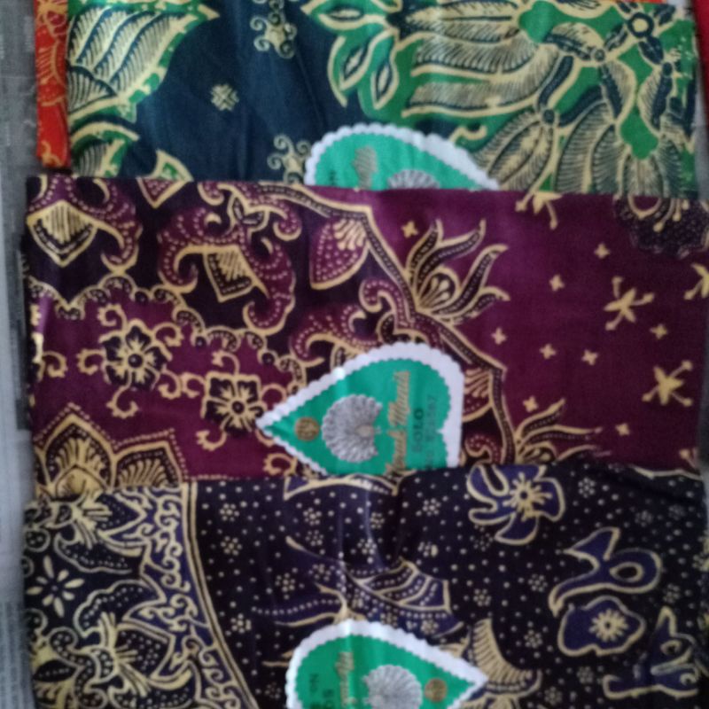 Taplak meja batik Solo