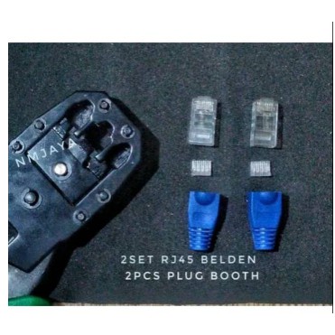 ONGKOS PASANG KABEL LAN UTP CAT5e RJ45 BELDEN ORIGINAL