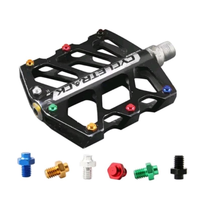 Baut Pedal M4 Alloy Anti Selip Baut Pedal Sepeda