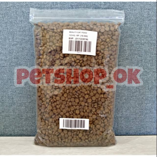 Beauty Cat food 1/2kg Repack