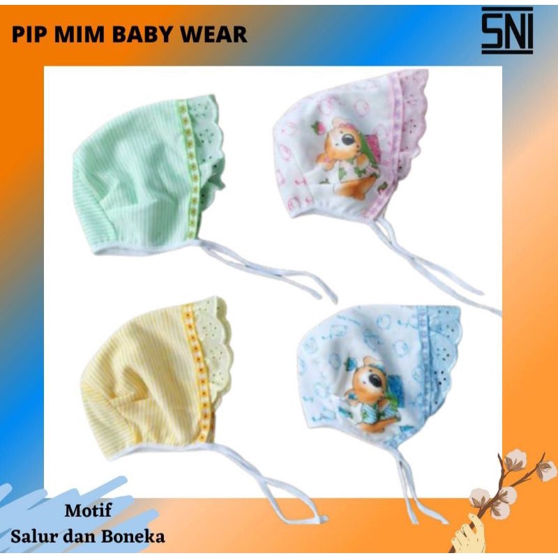 Topi Bayi Renda Pip Mim