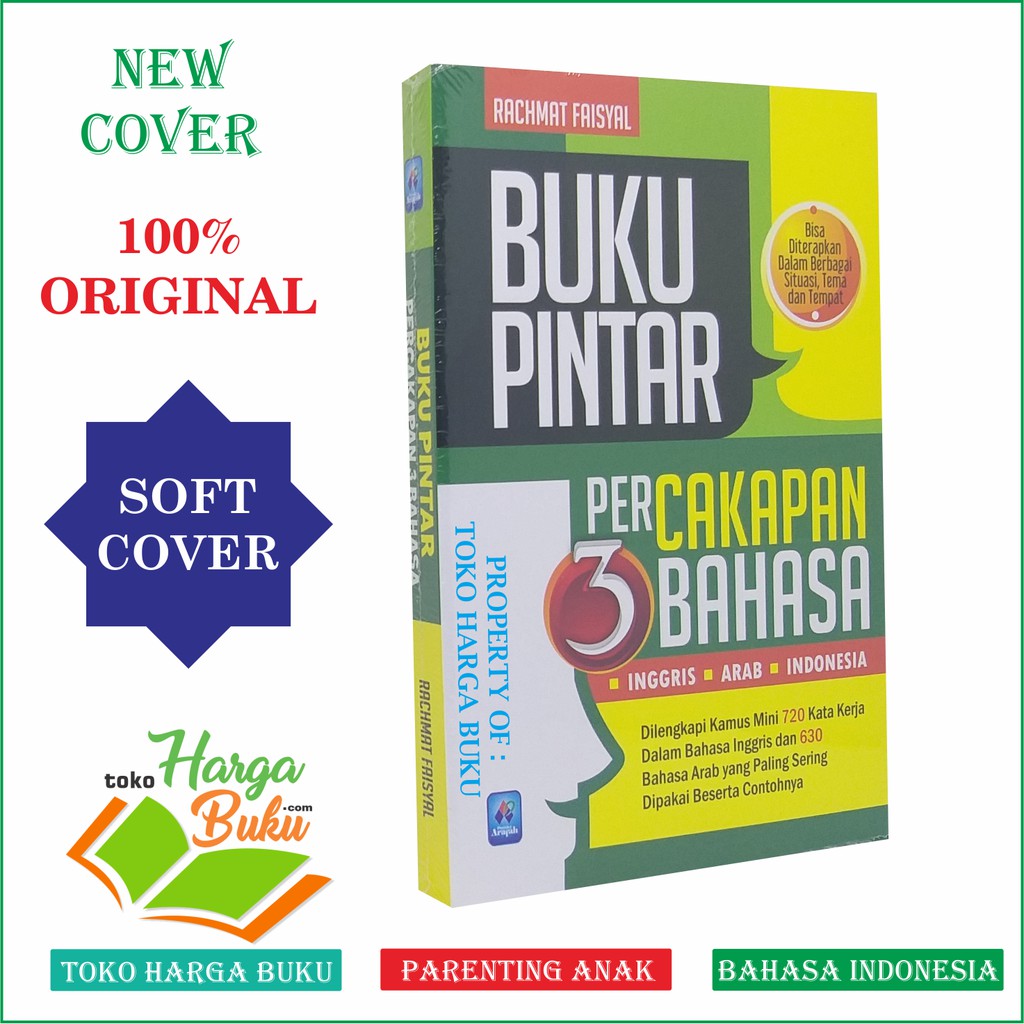 Buku Pintar Percakapan 3 Bahasa - Inggris Arab Indonesia