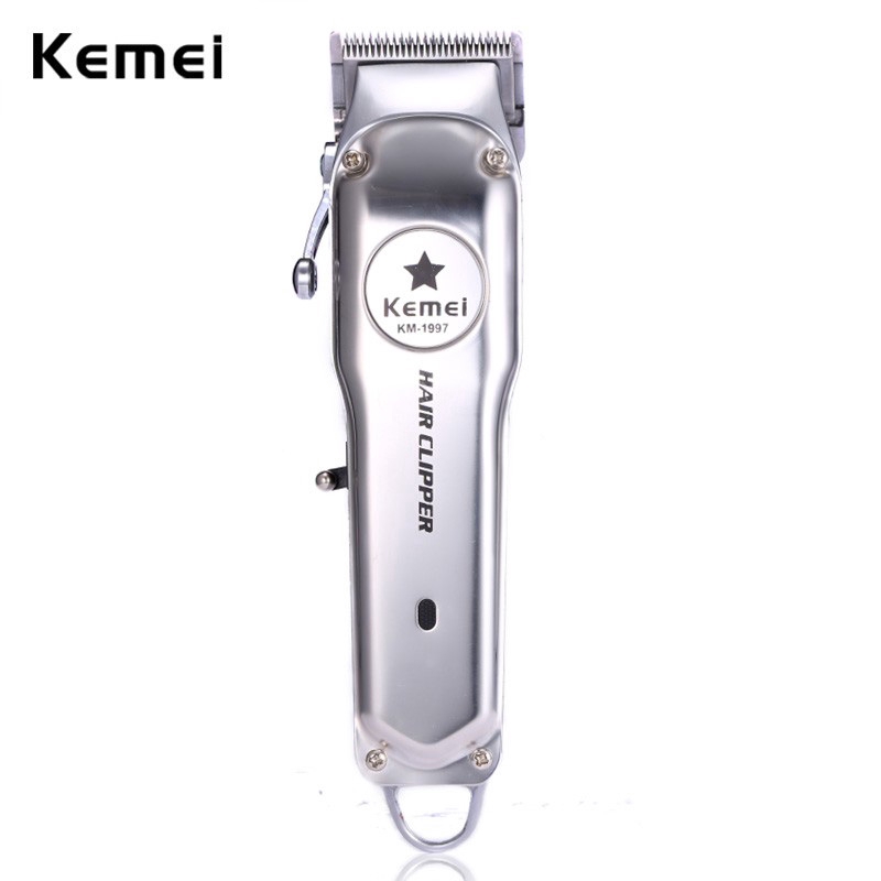 

Kemei KM-1997 All-metal Electric Hair Clipper Fade Hair Cutter Mesin Pemotong Rambut Barber KM-1996