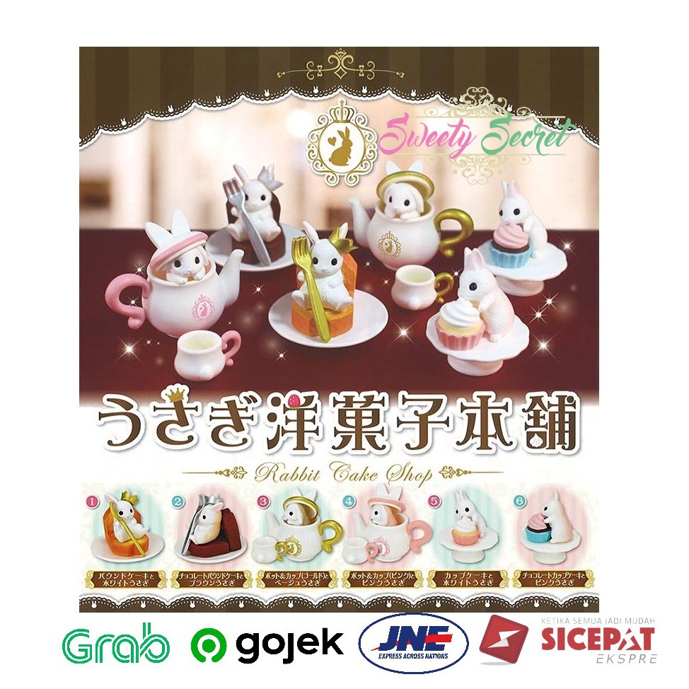 Mainan Anak Epoch Rabbit Cake Shop Mini Mascot