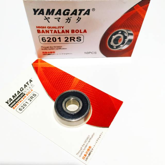 Bearing roda depan 6201 2 RS yamagata