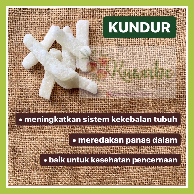 

KUNDUR / MANISAN KUNDUR / WINTER MELON 100 gram