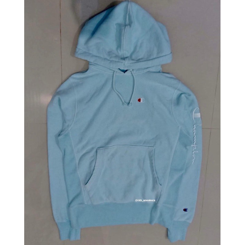 champion hoodie side script