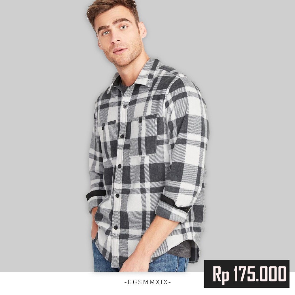 Old Navy Shirt Man New Original | Kemeja Flannel Old Navy Original Brand News | Old Navy Flannel Ori
