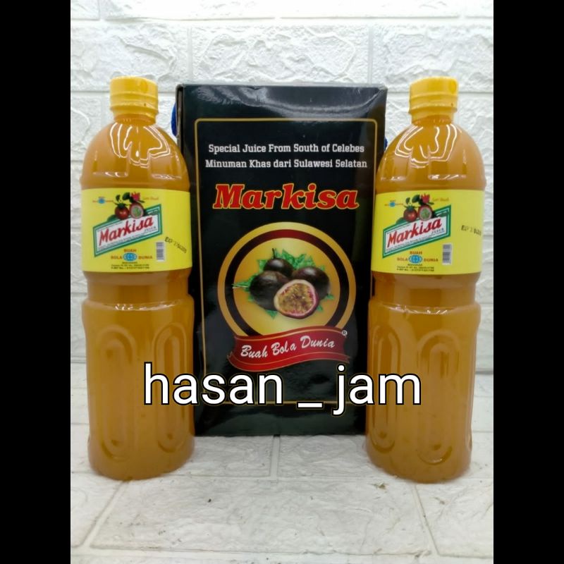 

sirup markisa Bola Buah Dunia asli 100% Makassar isi 1000ml X 2 botol perdusny
