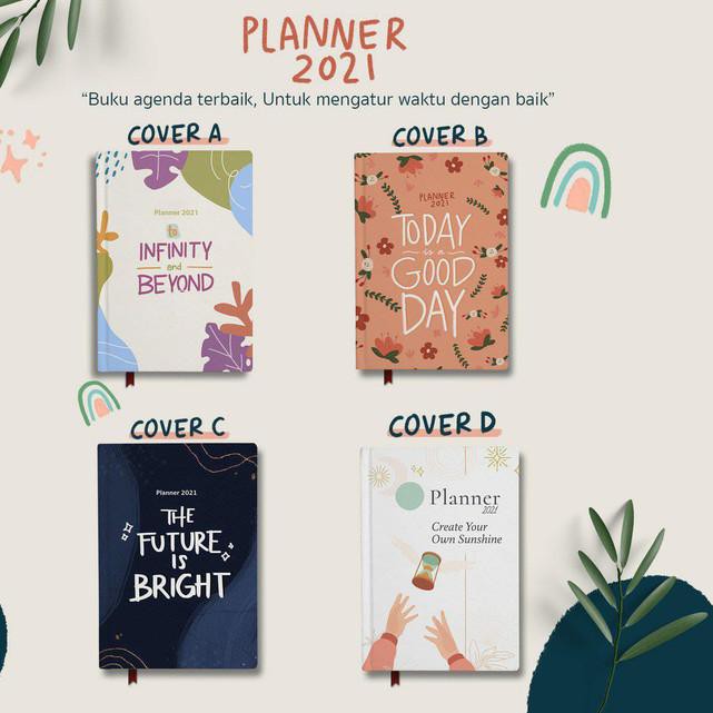 

Model Baru-020 Buku Agenda RA Planner Book 2021 - Cover A