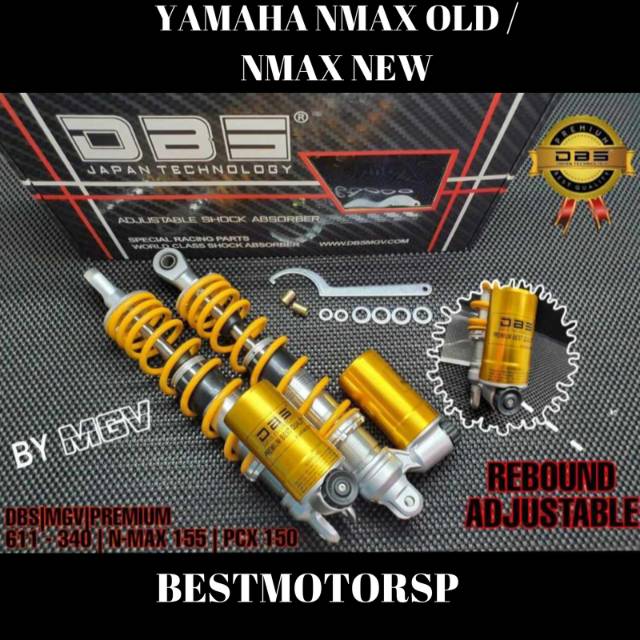 Shock Shockbreaker DBS 611 ProLine Series Premium Yamaha Nmax 340MM