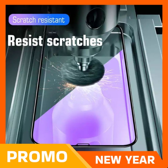 2IN1 TEMPERED GLASS ANTI BLUE LIGHT OPO A15 A15S - TG ANTIGORES FULL LAYAR KAMERA OPPO A15 S PREMIUM