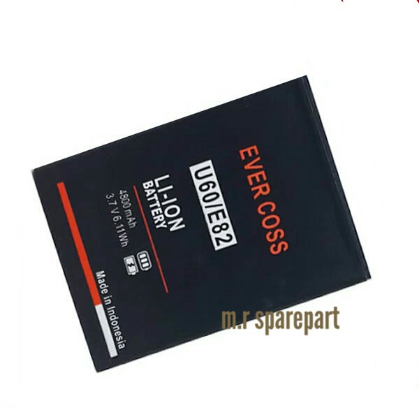 BATERAI / BATRE EVERCOSS U60 / E82 DOUBLE POWER PREMIUM