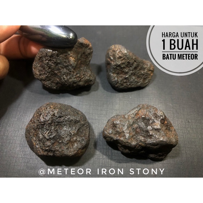 Meteor Iron Stone A17 atau Batu Meteorite atau Batu Meteor Iron Stony