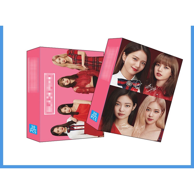 30pcs Kartu Pos LOMO Kpop ASTRO ATEEZ BTS BLACKPINK Untuk Koleksi