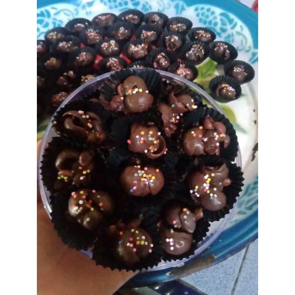 

Kue lebaran coklat kacang koko M&F_BAKERY