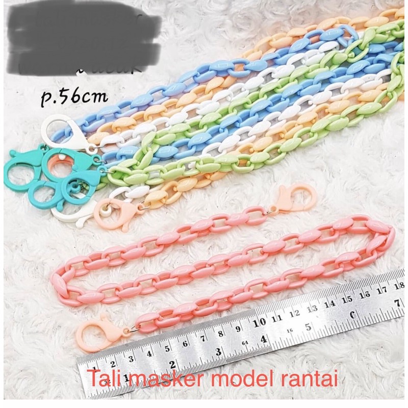 TALI STRAP MASKER/gantungan masker/ RANTAI GEDE WYN