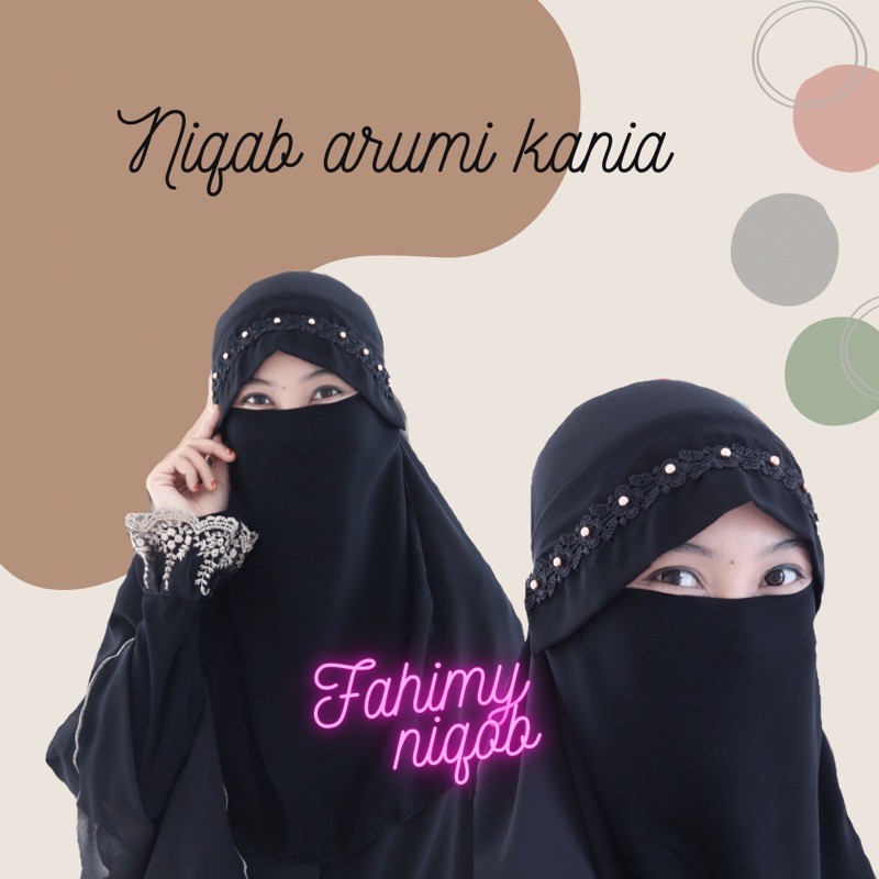 Niqab arumi kania by fahimy niqob