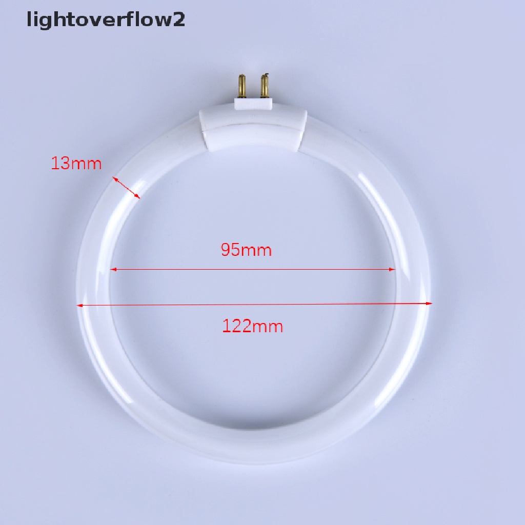 (lightoverflow2) Bohlam Tabung Annular Bulat 11W T4 Dengan 4 Pin