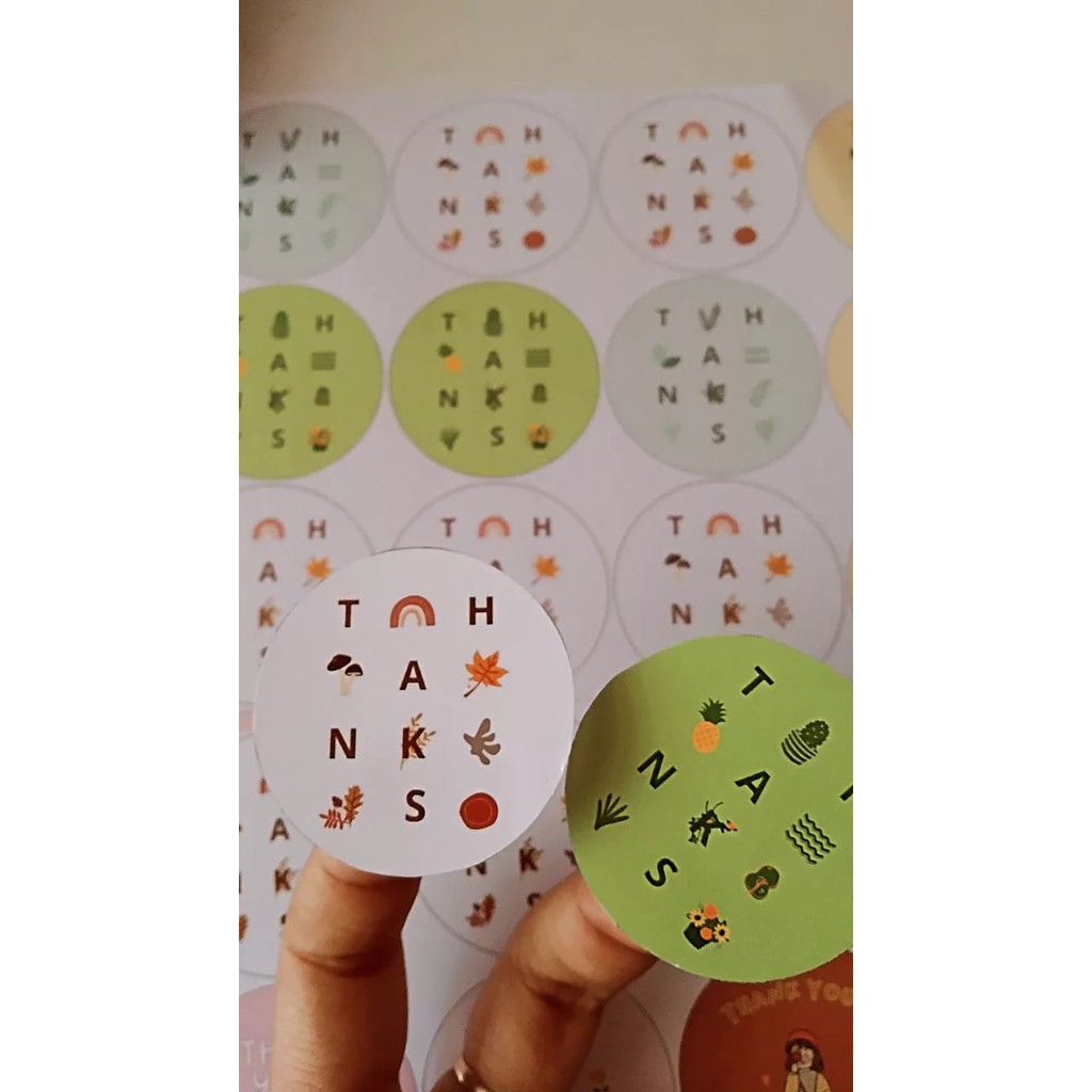 

STIKER UCAPAN THANK YOU/STIKER THANK YOU/STIKER LABEL THANK YOU CUSTOM
