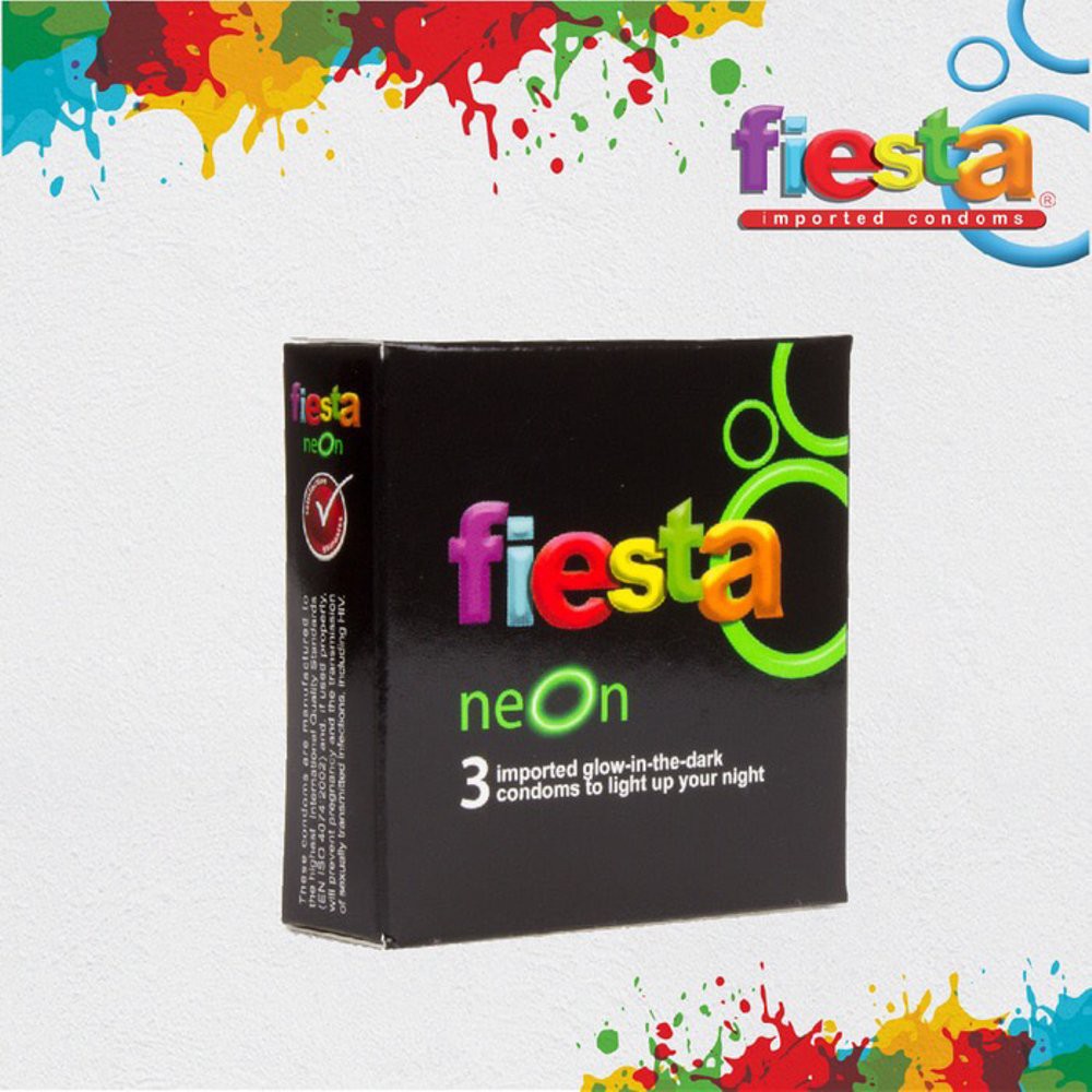 Fiesta Kondom Neon 3's