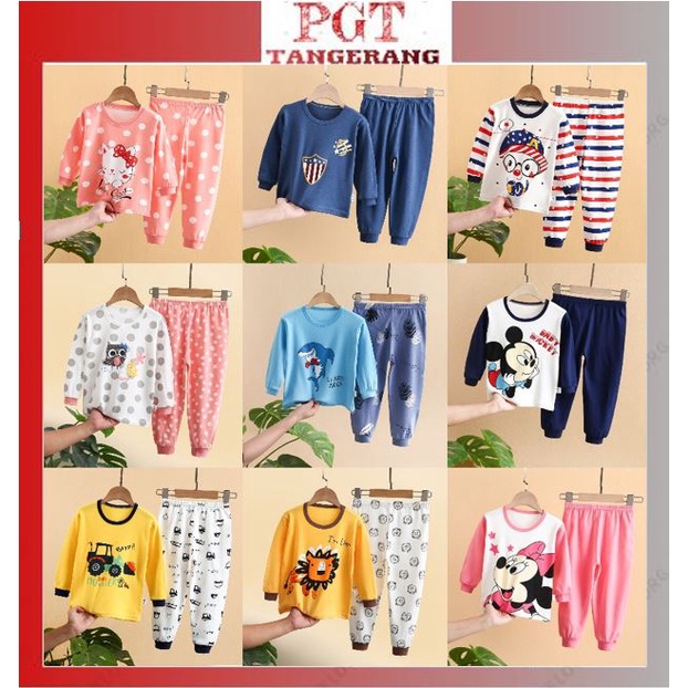 PGT - SETELAN ANAK 0 - 4 Tahun MODEL 10 - 17  PIJAMA ANAK BAJU ANAK BAJU PANJANG DAN CELANA PANJANG