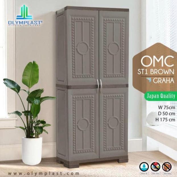 Lemari Cabinet Standart Plastik Olymplast  OMC ST1 GRAHA
