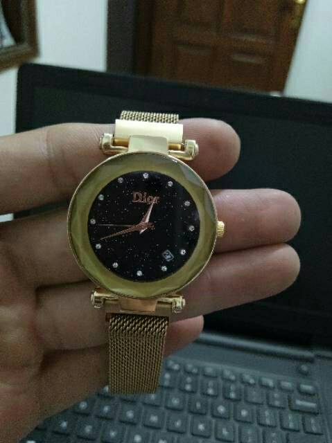 Jam Tangan Wanita (Di&amp;r) Magnet Tanggal Aktif