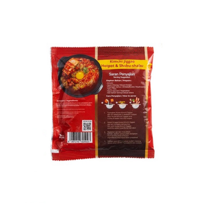 KUWA Kimchi Jiggae Hotpot 100gr - Kaldu Sup Kimchi Korea 100 gr