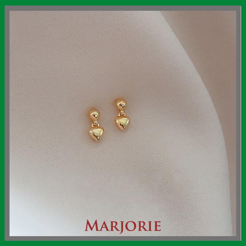 Anting Cinta Kecil Tetesan Air Kecil Berbentuk Hati Desain Niche Anting Sederhana Kelas Atas-MJD