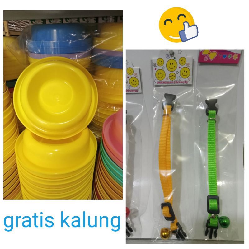 Tempat Makan Kucing Anti Semut gratis Kalung Kucing Murah/Mangkuk/Alas Makan Untuk Kucing