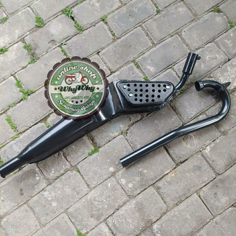 knalpot honda xl 125 kenalpot muffler silencer trail tril tua scrambler custom japstyle tracker