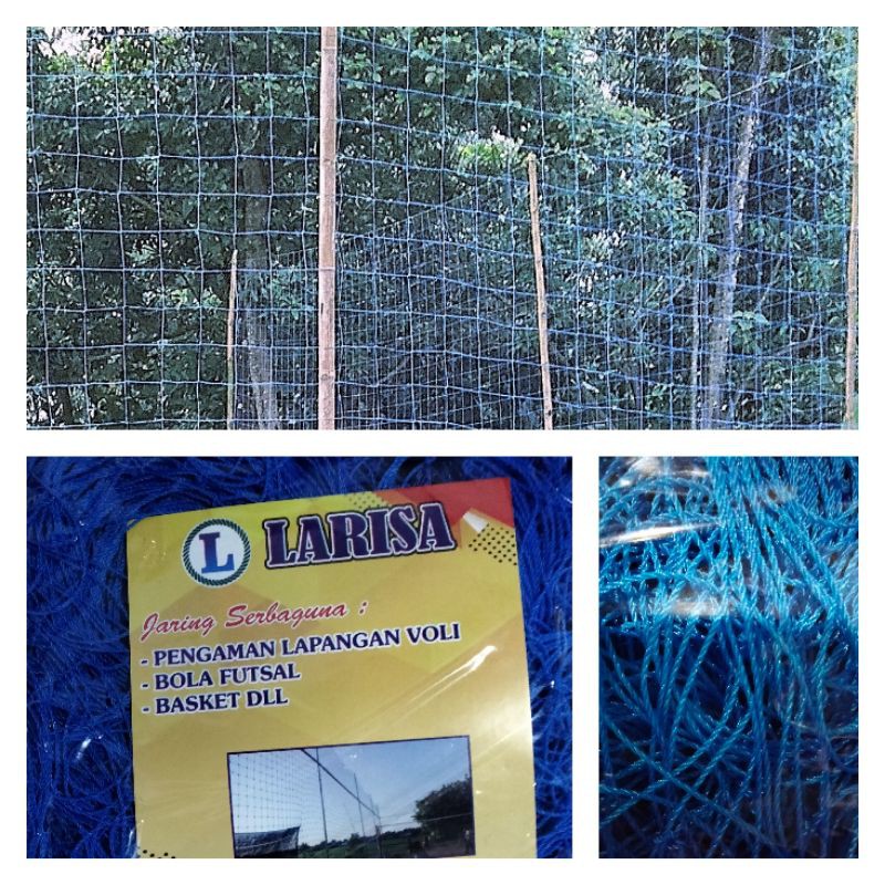 RB Jaring Pagar Lapangan Volly Jaring Pinggir Lapangan Jaring Penghalang Lapangan Voly Jaring