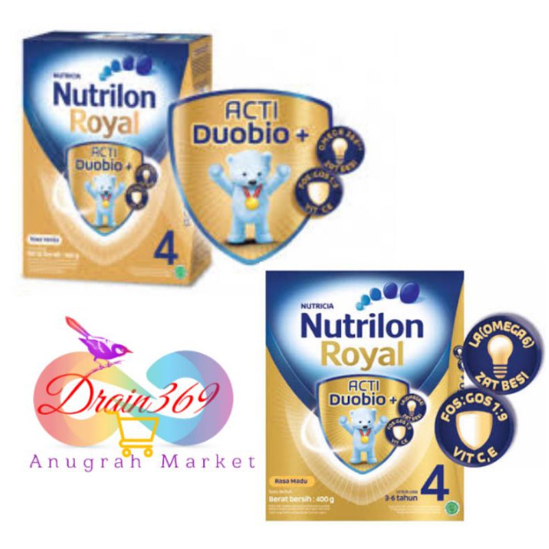 

NUTRILON ROYAL ACTI DUOBIO 4 400GR