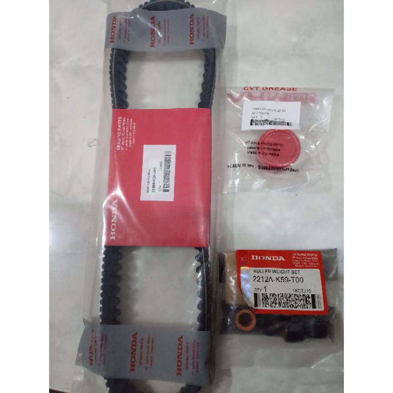 V belt set Vario 125 ,