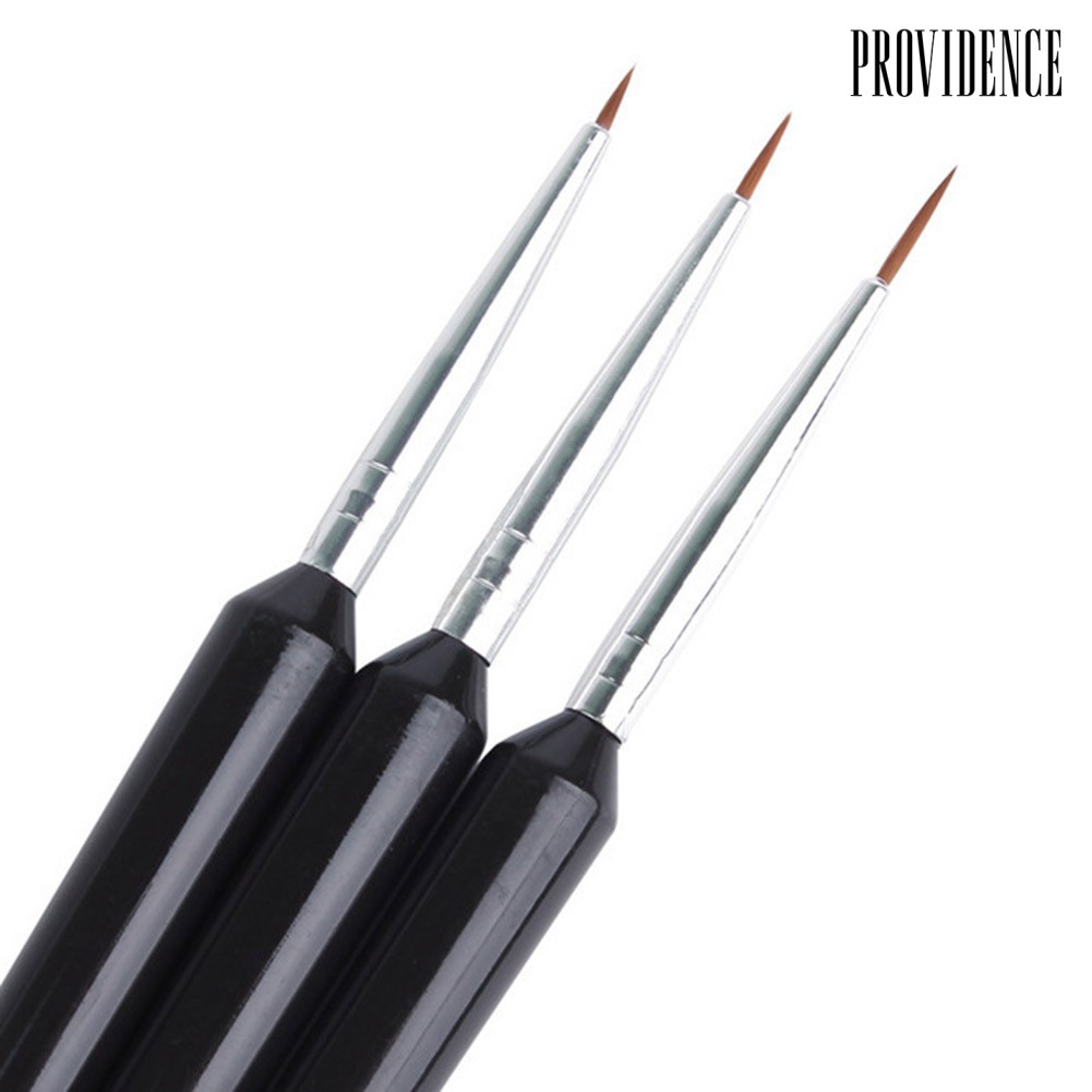 Providence 3 Pcs Kuas Lukis Kutek Gel Untuk Manicurenail Art