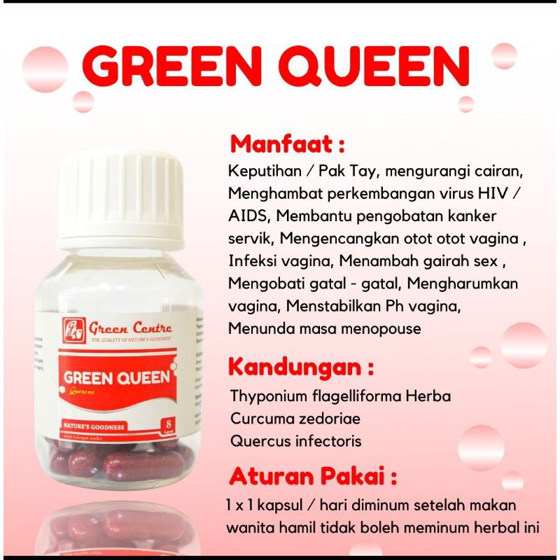 GREEN QUEEN Obat herbal keputihan obat herbal gatal² di vagina obat herbal inveksi vagina