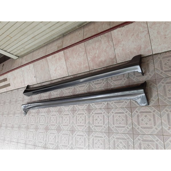 side skirt honda brio  old warna abu abu