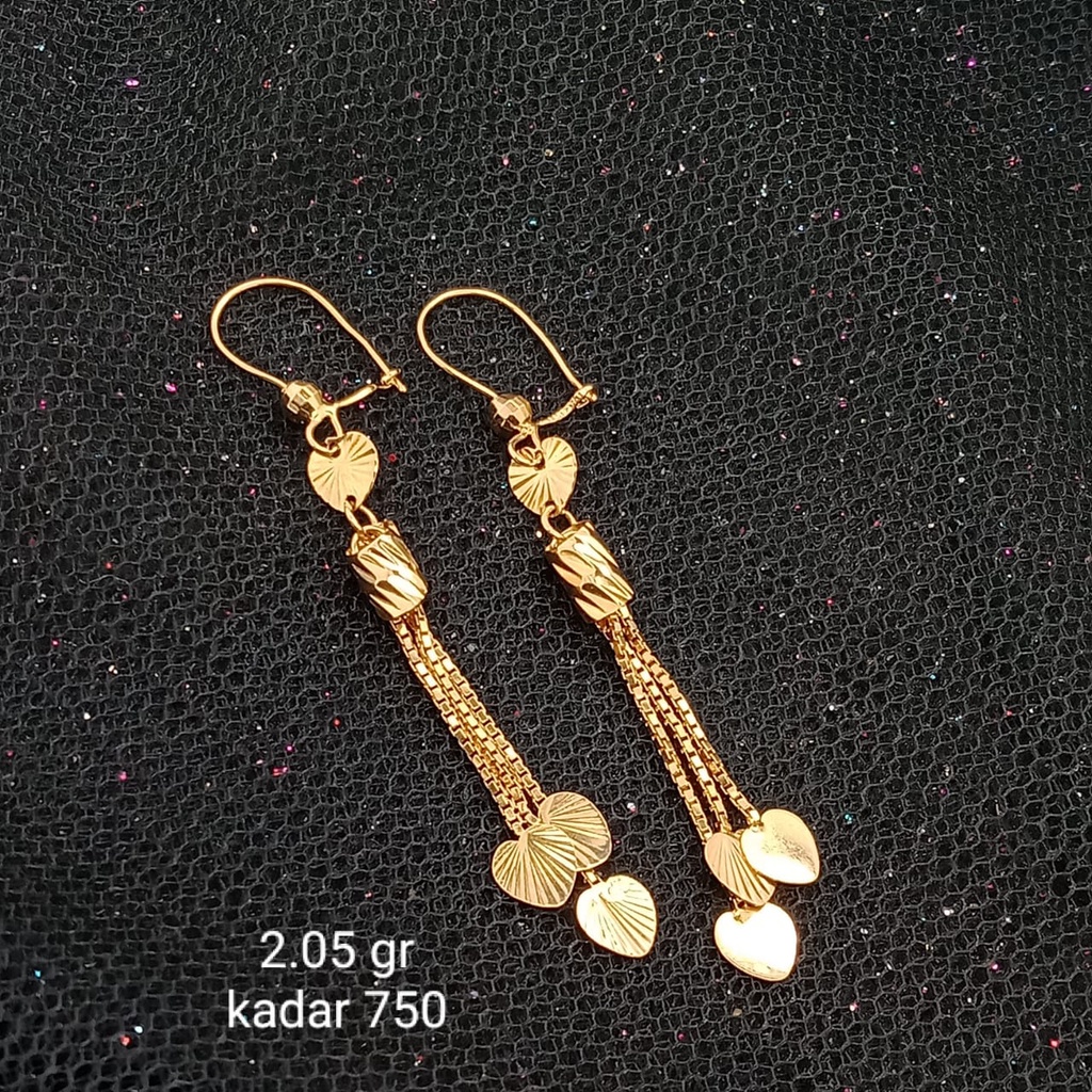 Anting Emas 17K - 2.05 gr Kadar 750 - 48