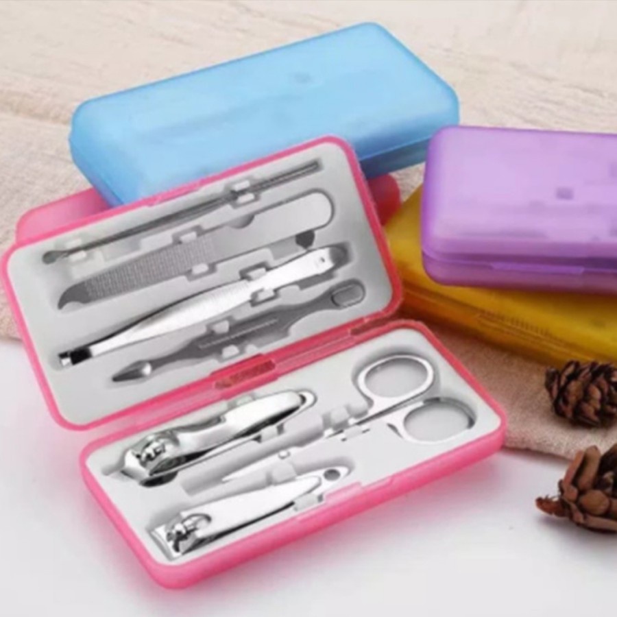 gunting kuku set alat manicure pedicure set perawatan kuku