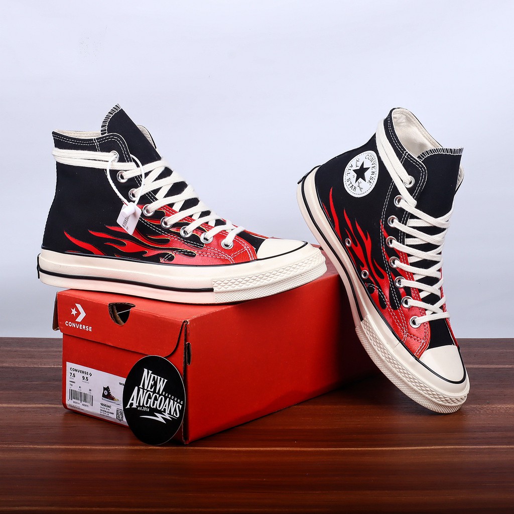 converse fire high tops