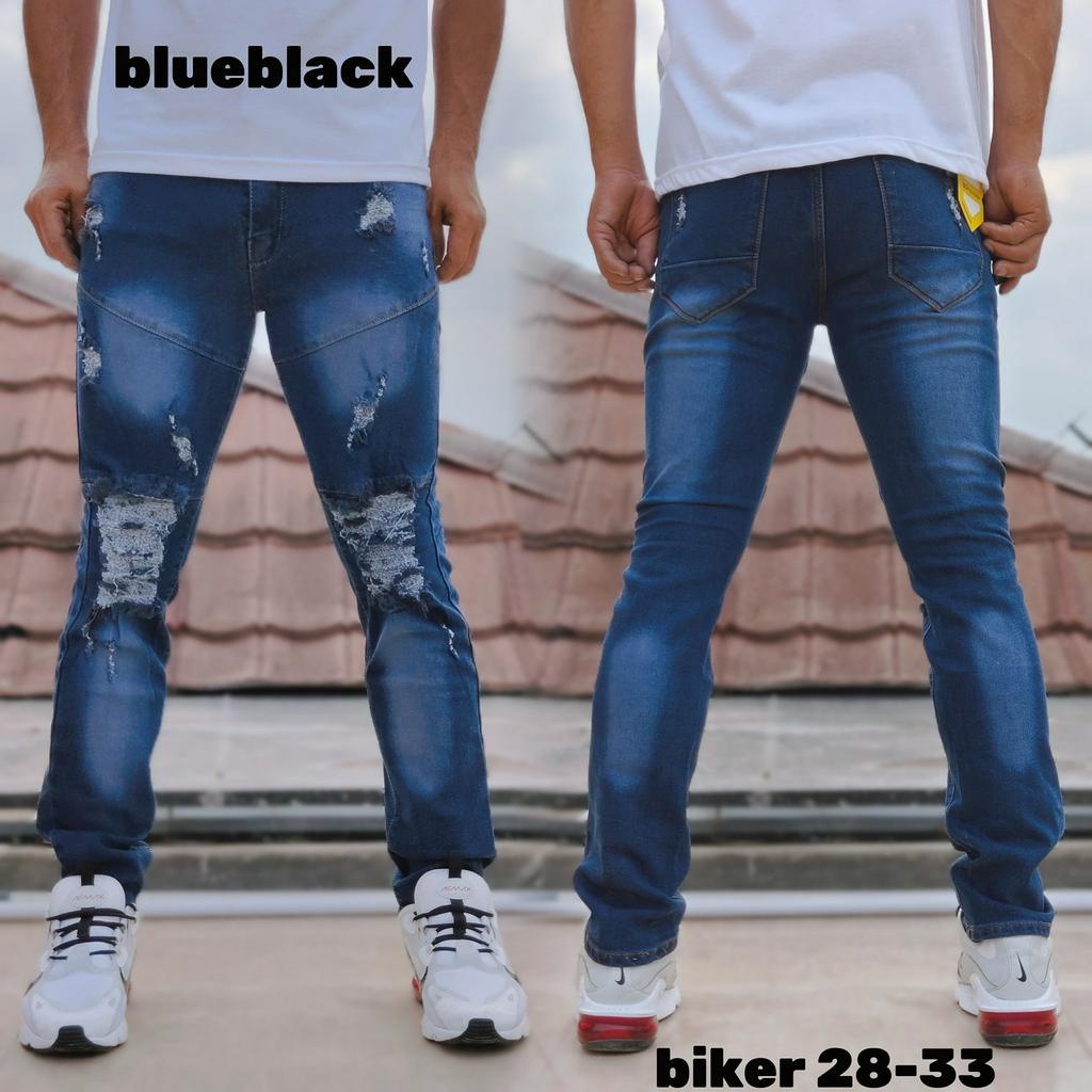 GEVAR Celana Jeans Bikers Pria Jeans Panjang Pria Premium