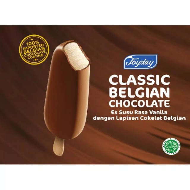 

JOYDAY Ice Cream Classic Belgian Chocolate (1 karton = 20 pcs)