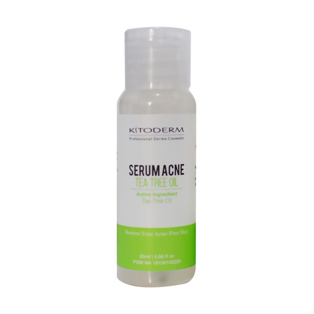 Kitoderm Serum Acne Tea Tree Oil 20ml Original / Serum Anti Jerawat Minyak Pohon Teh BPOM Aman