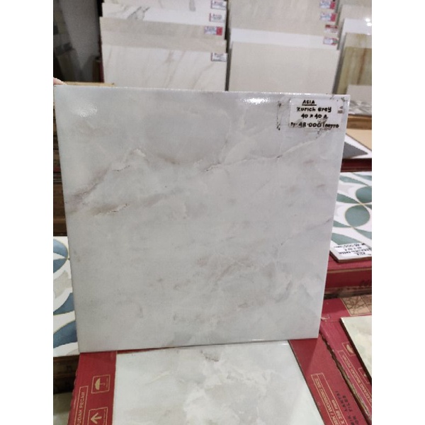 keramik lantai kilap Asia Zurich grey 40x40 kw1